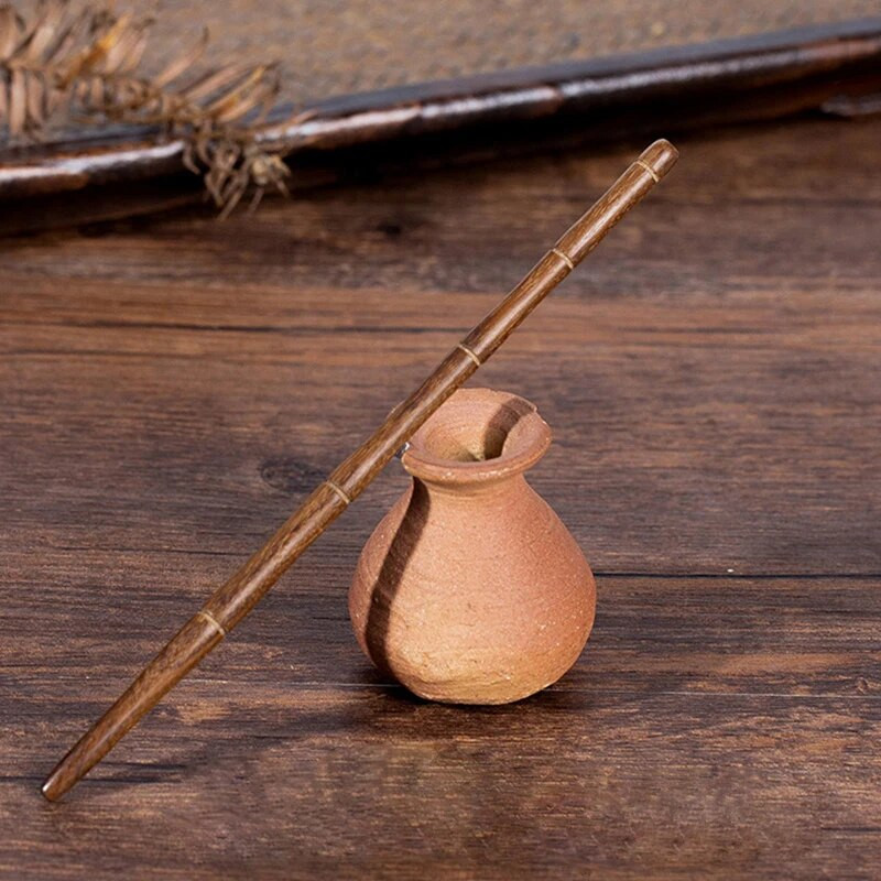 Φυσικό μαύρο σανταλόξυλο φουρκέτες Γυναικεία μπαστούνια μαλλιών για κορίτσια Κλιπ μαλλιών σε σχήμα Chopstick Καρφίτσες ρετρό Stlye κοσμήματα για τα μαλλιά