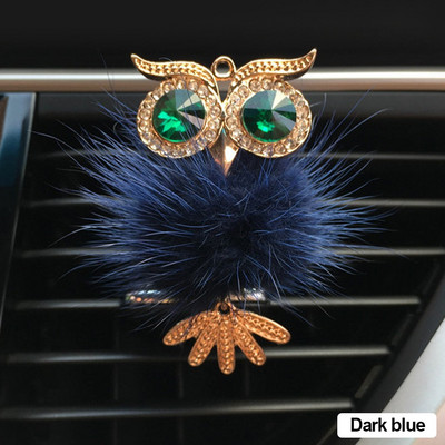 Crystal Owl Car Αποσμητικό αέρα Diamond Villus Owl Car Perfume Air Vent Clip Αξεσουάρ αυτοκινήτου Εσωτερικό Γυναικείο Στολίδι Αρωματοθεραπείας