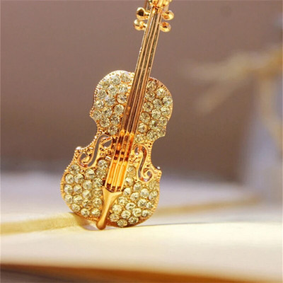 Mood Naiste Pins Punk Isiksus Prossid Kristallkivist Viiul Prossid Pin Ehted Aksessuaarid Pross