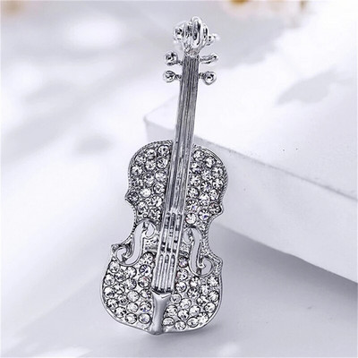 Mood Naiste Pins Punk Isiksus Prossid Kristallkivist Viiul Prossid Pin Ehted Aksessuaarid Pross