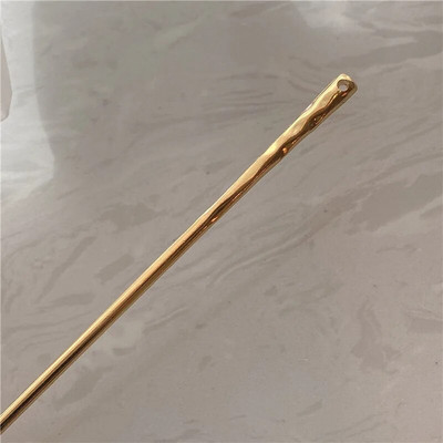 Mados drugelio plaukų lazdelės moterims Metaliniai plaukų segtukai Minimalistiniai nereguliarūs mergaičių plaukų segtukai plaukų kuodelių formavimo galvos apdangalai