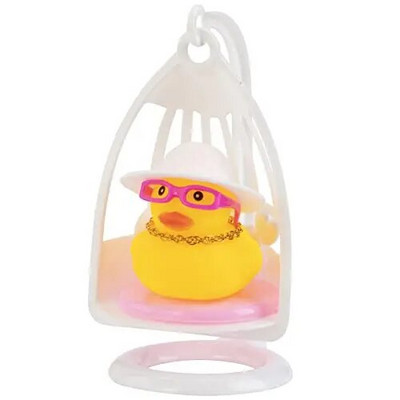 Miniauto kummipardid, kummipardi autokaunistus armatuurlaua autodekoratsioon koos minitooli, mütsi, kaelakee ja päikeseprillidega