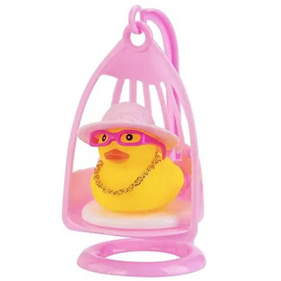 Miniauto kummipardid, kummipardi autokaunistus armatuurlaua autodekoratsioon koos minitooli, mütsi, kaelakee ja päikeseprillidega