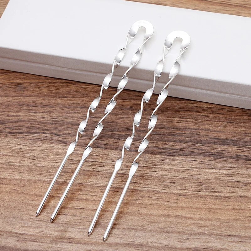 140 x 2,5 mm suure suurusega juuksenõelad, ehted, juukseklambrid, kahvlid, pulgad, naistele mõeldud Bobby pins retro aksessuaarid, uudised 2022. aasta trend