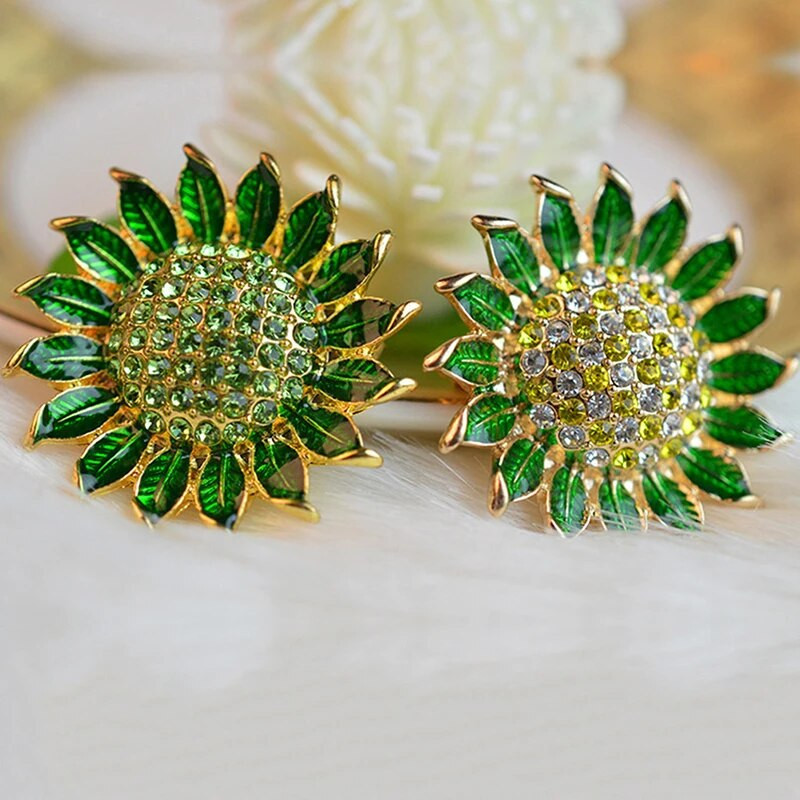 1vnt Madinga saulėgrąžų sagė Moterims Poroms Šalikas Drabužiai Paltas Vakarėlis Smeigtukai Vaikiški drabužiai Papuošalai Priedai