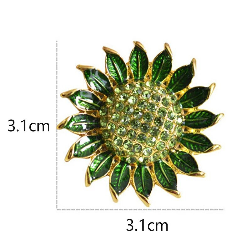 1vnt Madinga saulėgrąžų sagė Moterims Poroms Šalikas Drabužiai Paltas Vakarėlis Smeigtukai Vaikiški drabužiai Papuošalai Priedai