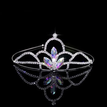 AINAMEISI Exquisite Bride Crystal Love Dress Female Children Birthday Party Wedding Prom Crown Headdress Аксесоари