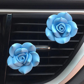 Κλιπ ντεκόρ αυτοκινήτου λουλούδι Έξοδος αέρα αυτοκινήτου Αρωματικό κλιπ άρωμα αυτοκινήτου Διαχύτης αρώματος αυτοκινήτου Αποσμητικό αέρα Auto Air Conditioning Clip