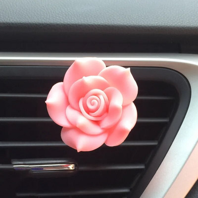 Lillede autodekoratiivklamber Auto õhu väljalaskeava Lõhnav parfüümiklamber auto aroomi difuusor õhuvärskendaja automaatse kliimaseadme klambri tarvik