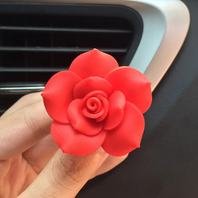Lillede autodekoratiivklamber Auto õhu väljalaskeava Lõhnav parfüümiklamber auto aroomi difuusor õhuvärskendaja automaatse kliimaseadme klambri tarvik