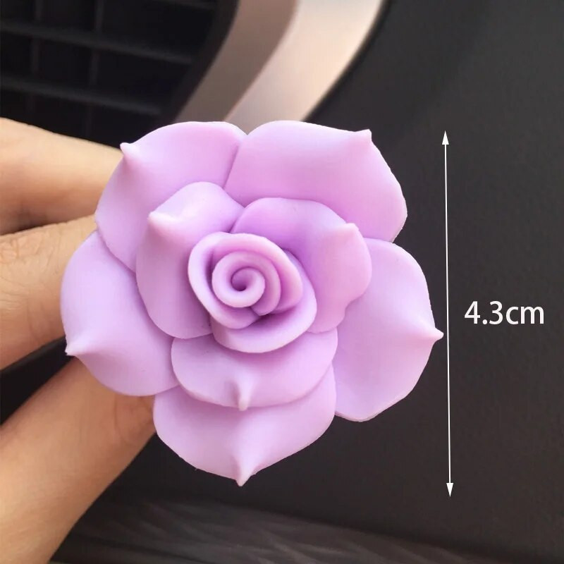 Lillede autodekoratiivklamber Auto õhu väljalaskeava Lõhnav parfüümiklamber auto aroomi difuusor õhuvärskendaja automaatse kliimaseadme klambri tarvik