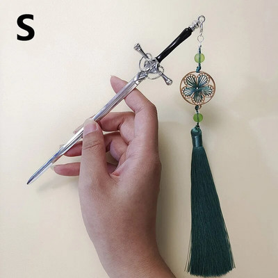 Νέα φουρκέτα κρεμαστό φουντάκι με φούντα μεταλλικό σπαθί, κινέζικα απλά μπαστούνια μαλλιών για γυναίκες Μοντέρνα DIY Εργαλεία σχεδίασης χτενίσματος Αξεσουάρ