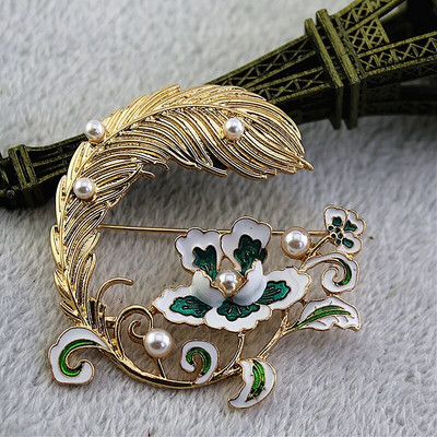 1 tk. Moodsad Paabulinnu sulgedest Pärliprossid naistele Riietus Peoehted Aksessuaarid Kingitus