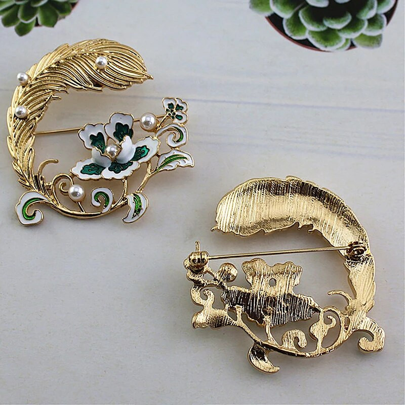 1 tk. Moodsad Paabulinnu sulgedest Pärliprossid naistele Riietus Peoehted Aksessuaarid Kingitus