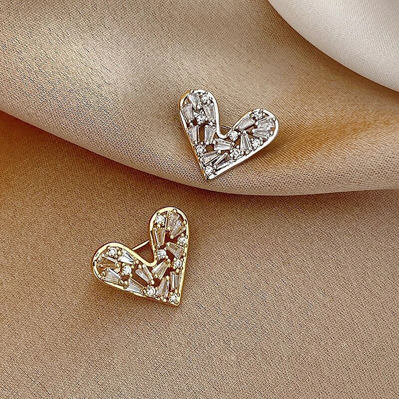 1 tk Fashion V kujuga kivikivist armastusega südameprossid naistele peorõivad, ehted, aksessuaarid, kingitused