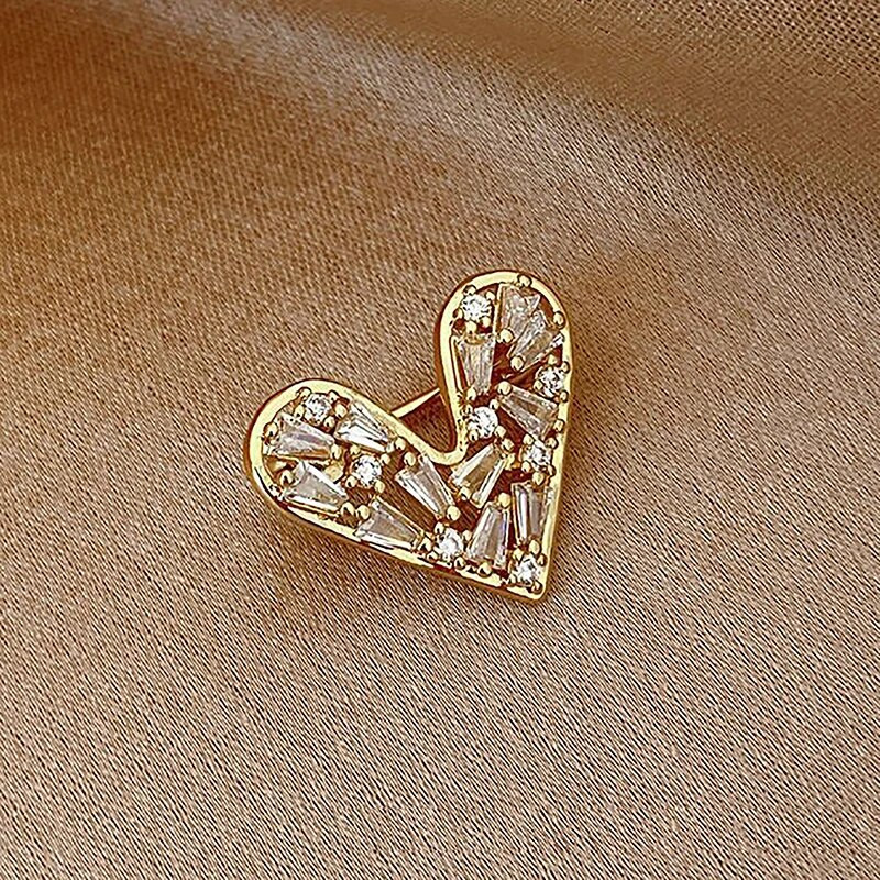 1 tk Fashion V kujuga kivikivist armastusega südameprossid naistele peorõivad, ehted, aksessuaarid, kingitused