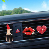 Άρωμα αυτοκινήτου Auto Outlet Air Aromatherapy Cute Red Lips Sticks Άρωμα Κλιπ Αποσμητικά αυτοκινήτου Σφιγκτήρες Auto Εσωτερικά Αξεσουάρ