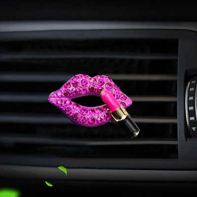 Άρωμα αυτοκινήτου Auto Outlet Air Aromatherapy Cute Red Lips Sticks Άρωμα Κλιπ Αποσμητικά αυτοκινήτου Σφιγκτήρες Auto Εσωτερικά Αξεσουάρ