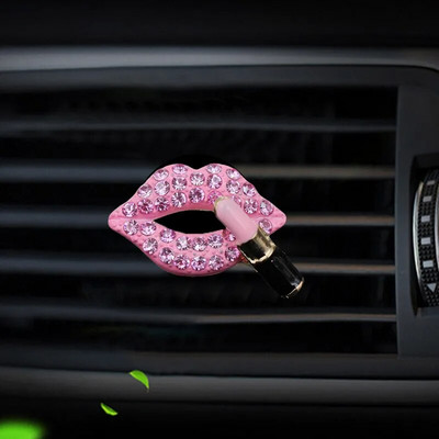 Άρωμα αυτοκινήτου Auto Outlet Air Aromatherapy Cute Red Lips Sticks Άρωμα Κλιπ Αποσμητικά αυτοκινήτου Σφιγκτήρες Auto Εσωτερικά Αξεσουάρ