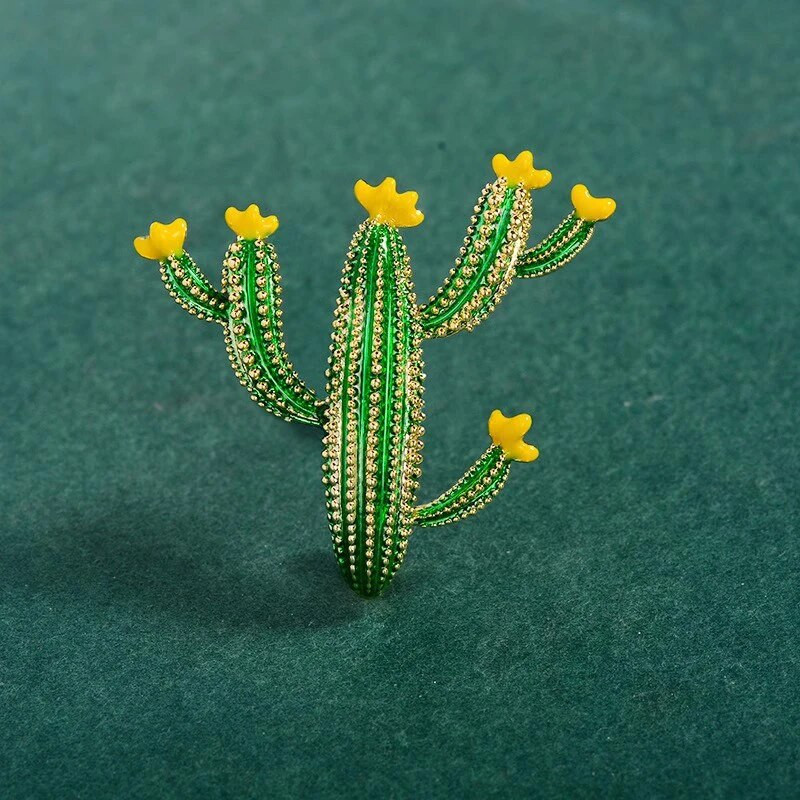 1 tk moe emailiga kaktusprossid naistele Unisex Armsad, vastupidavad elujõulised taimed, pidulikud prossinõelad, kingitused