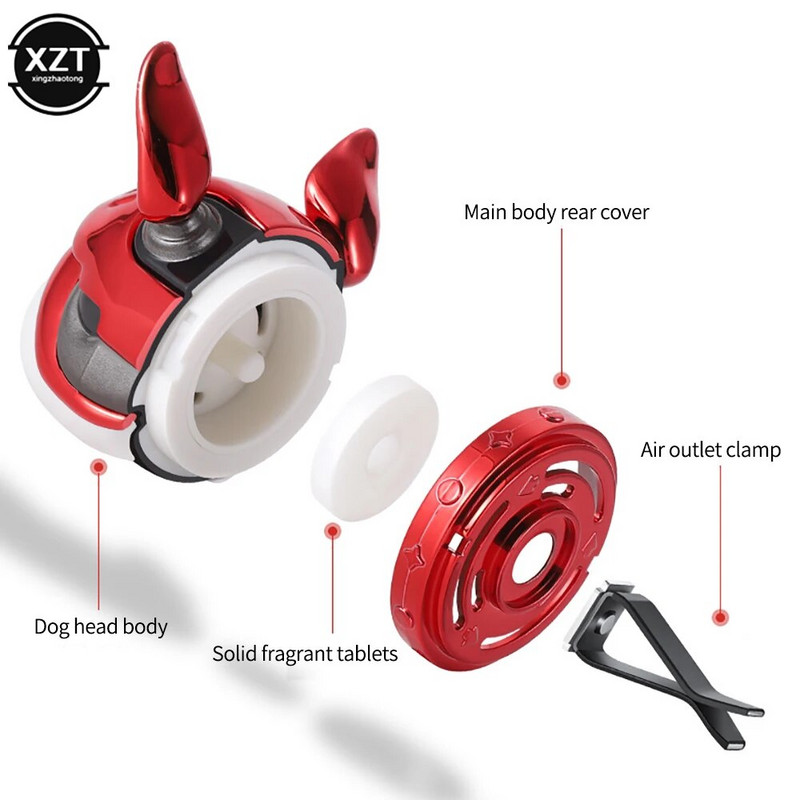 Bulldogi õhuvärskendaja auto õhuvärskendaja salongi autotarbed lõhnahajuti eeterlikud õlid auto õhuvärskendajad