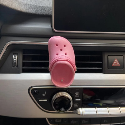 Mini Crocsi kronsteiniga viirukikivist õhukonditsioneer väljalaskeava sisekujundus sisustustarvikud auto õhuvärskendaja auto autotarvikud