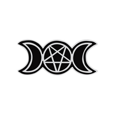 Witches Punk Must emailnõelad Maagiline Müts Ahju Kuu Kass Pross Seljakott Denim Reväärinõel Märk Tume gooti peoehted Kingitus