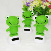 Armas kingitus multifilm Swinging Frog Päikeseenergiaga auto interjööri armatuurlaua ornament