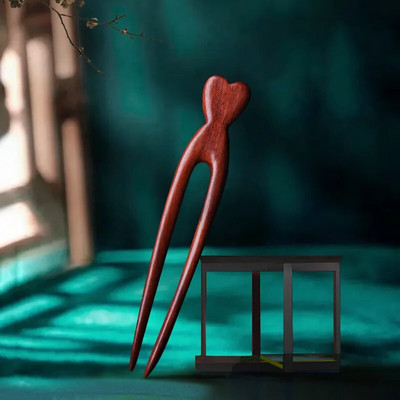 Käsitsi valmistatud puidust juuksenõelad ja -klambrid ripats Fox Styling juuksepulgad Fork Vintage juuste aksessuaarid naistele tüdrukutele pikkade juuste hoidja