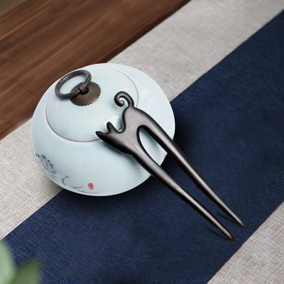 Käsitsi valmistatud puidust juuksenõelad ja -klambrid ripats Fox Styling juuksepulgad Fork Vintage juuste aksessuaarid naistele tüdrukutele pikkade juuste hoidja