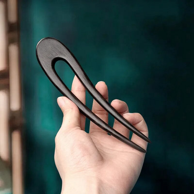 Käsitsi valmistatud puidust juuksenõelad ja -klambrid ripats Fox Styling juuksepulgad Fork Vintage juuste aksessuaarid naistele tüdrukutele pikkade juuste hoidja