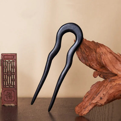 Käsitsi valmistatud puidust juuksenõelad ja -klambrid ripats Fox Styling juuksepulgad Fork Vintage juuste aksessuaarid naistele tüdrukutele pikkade juuste hoidja