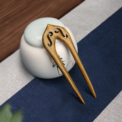 Käsitsi valmistatud puidust juuksenõelad ja -klambrid ripats Fox Styling juuksepulgad Fork Vintage juuste aksessuaarid naistele tüdrukutele pikkade juuste hoidja