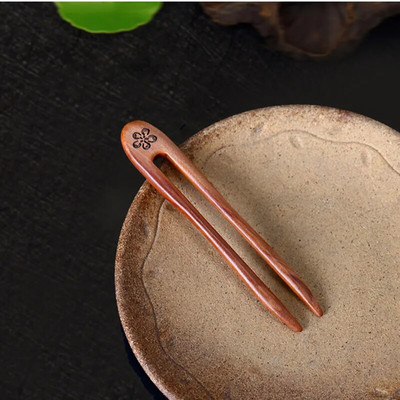 Käsitsi valmistatud puidust juuksenõelad ja -klambrid ripats Fox Styling juuksepulgad Fork Vintage juuste aksessuaarid naistele tüdrukutele pikkade juuste hoidja