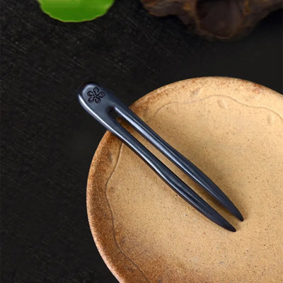 Käsitsi valmistatud puidust juuksenõelad ja -klambrid ripats Fox Styling juuksepulgad Fork Vintage juuste aksessuaarid naistele tüdrukutele pikkade juuste hoidja