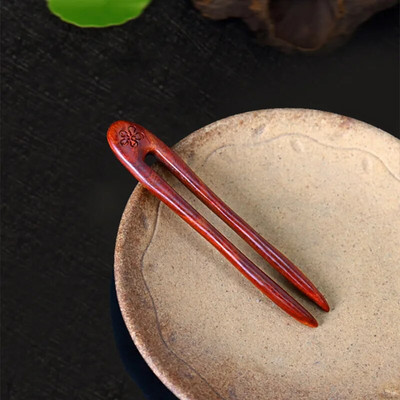 Käsitsi valmistatud puidust juuksenõelad ja -klambrid ripats Fox Styling juuksepulgad Fork Vintage juuste aksessuaarid naistele tüdrukutele pikkade juuste hoidja