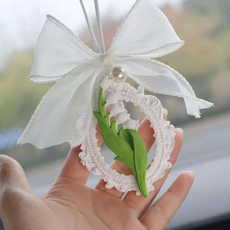 Auto rippuv tulbi aroomiteraapia sisekujundus Rippuvad kaunistused Auto ripats Kiire hajutusega auto sisekujundus sõiduki tarvikud