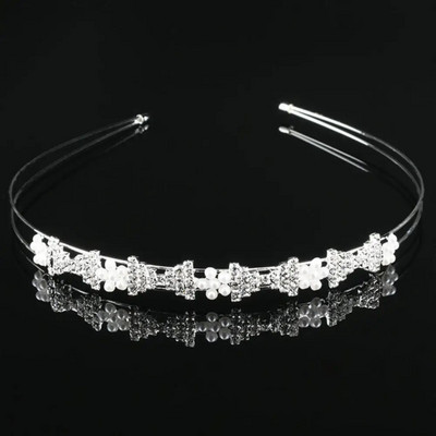 Printsessi kristallist tiaarad ja kroonid peavõrud, tüdrukud armastavad pruudiballi kroon pulmapeo aksessuaarid Juukseehted