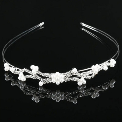 Printsessi kristallist tiaarad ja kroonid peavõrud, tüdrukud armastavad pruudiballi kroon pulmapeo aksessuaarid Juukseehted