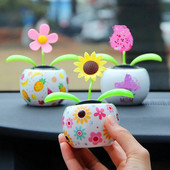 Mieli automobilio aksesuarai Auto Swing Saulėgrąžų pakabukas Automobilių Automobilių puošmena Madingi Papuošalai Gimtadienio dovanos Automobilio namų dekoravimas