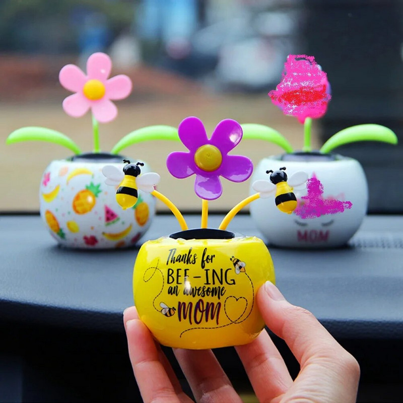 Mieli automobilio aksesuarai Auto Swing Saulėgrąžų pakabukas Automobilių Automobilių puošmena Madingi Papuošalai Gimtadienio dovanos Automobilio namų dekoravimas