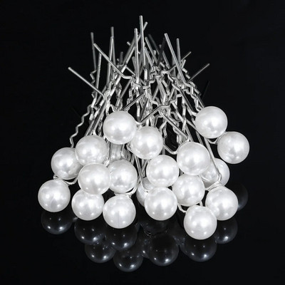 Ασημί χρώμα Πέρλα στρας Γαμήλια χτένα Αξεσουάρ μαλλιών για γυναίκες Αξεσουάρ Στολίδια μαλλιών Κοσμήματα Νυφικό