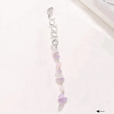 Mada Dangle Dredlock Karoliukai Papuošalai Krištoliniai Akmenys Pinti Plaukai Papuošalai Dredai Rankovės Dredų Priedai Etniniai galvos apdangalai