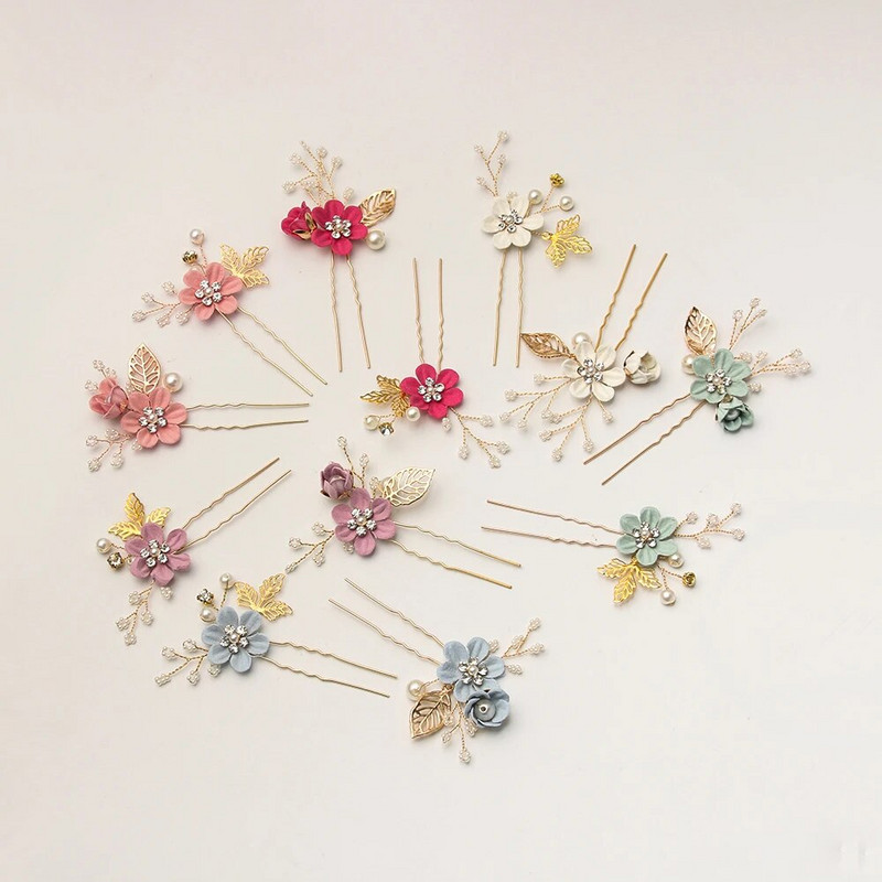 Luksusa kristāla kroņa matu ķemmes Romantiskas Skaistas kāzu līgavu klipšu lapas Tiāras cinka sakausējums smalkas rotaslietas matu sprādzes Dāvanas