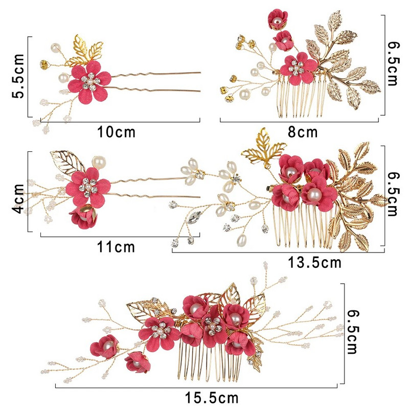 Luksusa kristāla kroņa matu ķemmes Romantiskas Skaistas kāzu līgavu klipšu lapas Tiāras cinka sakausējums smalkas rotaslietas matu sprādzes Dāvanas
