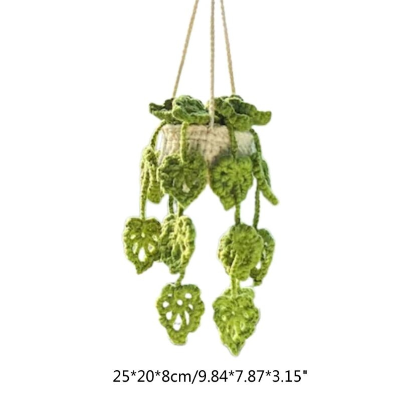 Taimede riidepuude komplekt Mini käsitsi kootud auto tagavaate-peegli kaunistustarvikud kodumaa aiakaunistuseks-ornamendiks