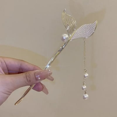 2023. aasta uued Hiina stiilis juukseaksessuaarid Vintage Mõõk Juuksenõel Peakate Juuksepulgad hobusesabahoidja Juukseehted Juukseklambrid