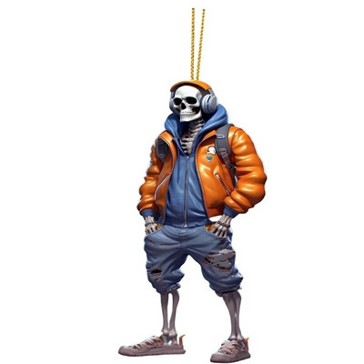 Lahedad luukere kujukesed Halloweeni Skuli ripatsiga autodekoratsioon Lahe Skuli kuju suur palli kaunistused lagi