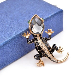 CINDY XIANG Crystal Lizard καρφίτσες για γυναίκες Χαριτωμένη μόδα Καρφίτσες ζώων Καλοκαιρινό στυλ Λαμπερά κοσμήματα Παιδικά αξεσουάρ Καλό δώρο