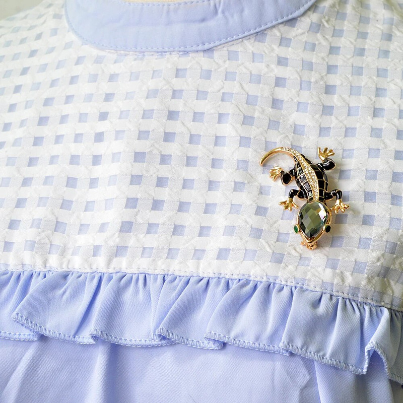 CINDY XIANG Crystal Lizard prossid naistele Armsad mood loomanõelad Suvised Säravad Ehted Laste Aksessuaarid Hea kingitus